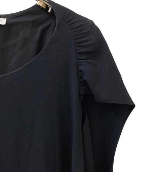 THE ROW（ザ ロウ）THE ROW (ザ ロウ) ギャザーワンピース ブラック サイズ:XSの古着・服飾アイテム