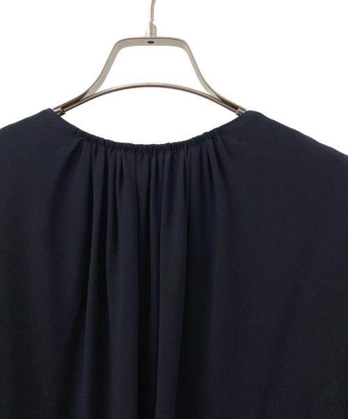 THE ROW（ザ ロウ）THE ROW (ザ ロウ) ギャザーワンピース ブラック サイズ:XSの古着・服飾アイテム