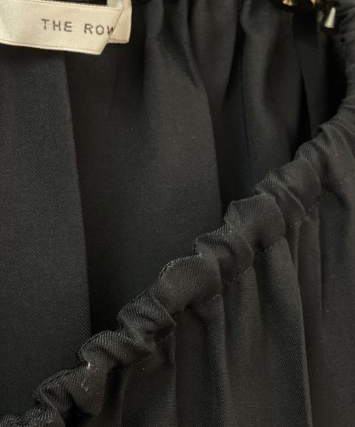 THE ROW（ザ ロウ）THE ROW (ザ ロウ) ギャザーマキシドレス ブラック サイズ:XSの古着・服飾アイテム