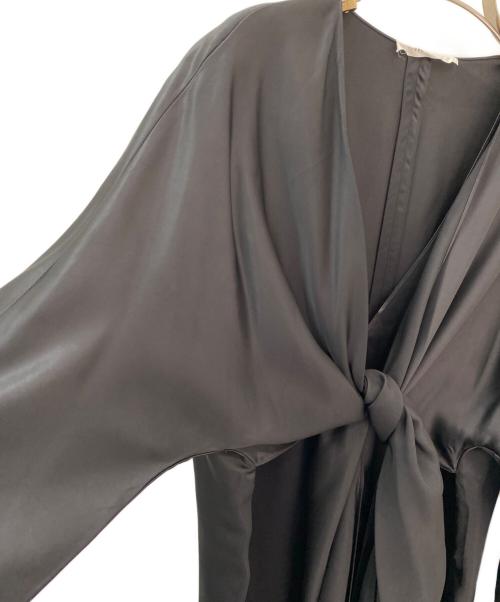 THE ROW（ザ ロウ）THE ROW (ザ ロウ) サテンマキシドレス ブラック サイズ:Ｍの古着・服飾アイテム