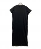 BRILLブリル）の古着「ロングTシャツワンピース」｜ブラック