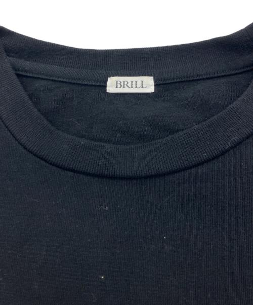 BRILL（ブリル）BRILL (ブリル) ロングTシャツワンピース ブラック サイズ:38の古着・服飾アイテム