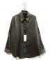 Loungedress（ラウンジドレス）の古着「サテンBIGシャツ　LDZ10A2204A0001」｜グレー