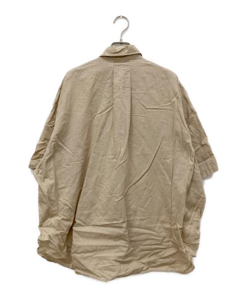 Spick and Span（スピック＆スパン）Spick and Span (スピック＆スパン) コットンリネンハーフスリーブシャツ ベージュ サイズ:Freeの古着・服飾アイテム