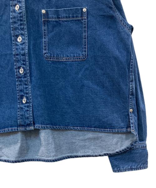 SHIPS（シップス）SHIPS (シップス) ショート丈デニムシャツ インディゴ サイズ:ONE　SIZEの古着・服飾アイテム