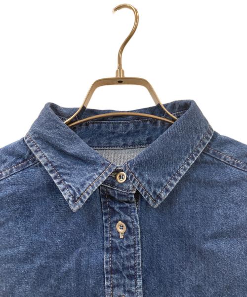SHIPS（シップス）SHIPS (シップス) ショート丈デニムシャツ インディゴ サイズ:ONE　SIZEの古着・服飾アイテム