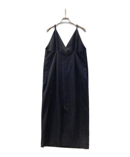 BEAUTY&YOUTH（ビューティーアンドユース）BEAUTY&YOUTH (ビューティーアンドユース) Iラインストライプキャミワンピース ネイビー サイズ:Mの古着・服飾アイテム