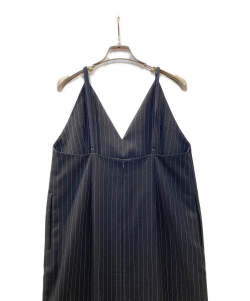 BEAUTY&YOUTH（ビューティーアンドユース）BEAUTY&YOUTH (ビューティーアンドユース) Iラインストライプキャミワンピース ネイビー サイズ:Mの古着・服飾アイテム