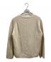 AURALEE (オーラリー) SUPER FINE WOOL RIB KNIT V NECK P/O ベージュ サイズ:1：5000円