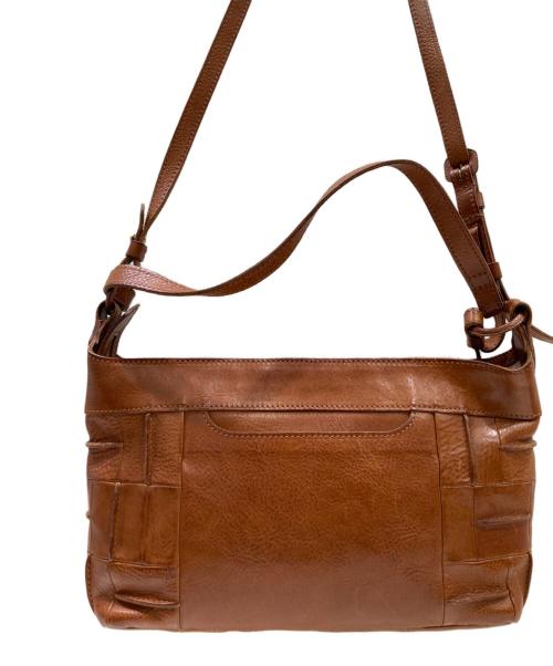genten（ゲンテン）genten (ゲンテン) 2WAYレザーメッシュショルダーバッグ ブラウンの古着・服飾アイテム