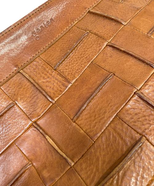 genten（ゲンテン）genten (ゲンテン) 2WAYレザーメッシュショルダーバッグ ブラウンの古着・服飾アイテム