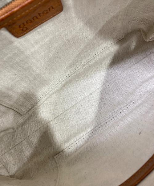 genten（ゲンテン）genten (ゲンテン) 2WAYレザーメッシュショルダーバッグ ブラウンの古着・服飾アイテム