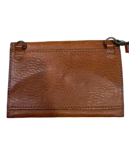 genten（ゲンテン）genten (ゲンテン) 2WAYレザーメッシュショルダーバッグ ブラウンの古着・服飾アイテム