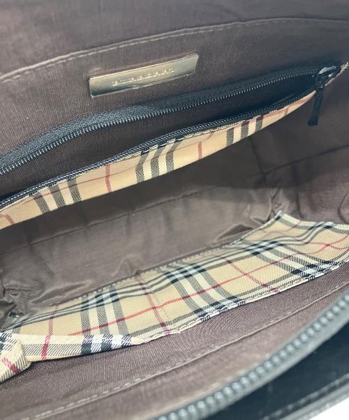 BURBERRY（バーバリー）BURBERRY (バーバリー) ショルダートートバッグ ブラック サイズ:-の古着・服飾アイテム