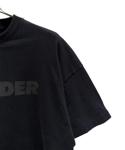 JIL SANDER（ジルサンダー）JIL SANDER (ジルサンダー) オーバーサイズロゴTシャツ ブラック サイズ:Mの古着・服飾アイテム