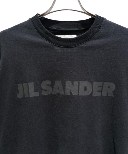JIL SANDER（ジルサンダー）JIL SANDER (ジルサンダー) オーバーサイズロゴTシャツ ブラック サイズ:Mの古着・服飾アイテム