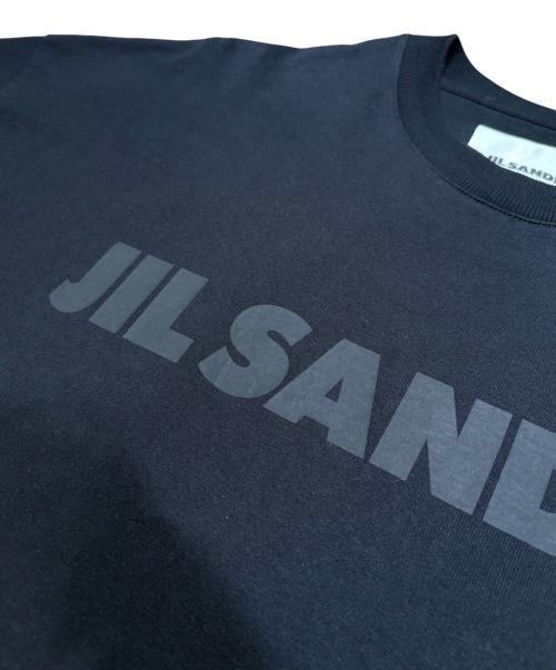 JIL SANDER（ジルサンダー）JIL SANDER (ジルサンダー) オーバーサイズロゴTシャツ ブラック サイズ:Mの古着・服飾アイテム