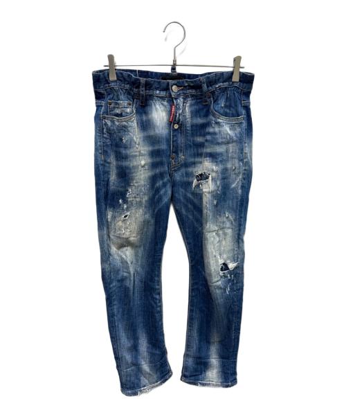 DSQUARED2（ディースクエアード）DSQUARED2 (ディースクエアード) Big Brother Jean　S74LB1041 インディゴ サイズ:46の古着・服飾アイテム