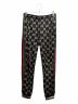 GUCCI（グッチ）の古着「GGコットンジャージー ジョギングパンツ」｜ブラック×ベージュ