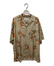 WACKO MARIA×TIM LEHI（ワコマリア×ティム リーハイ）の古着「HAWAIIAN SHIRT S/S」｜ベージュ×オレンジ