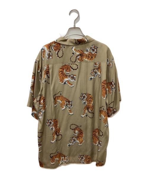 WACKO MARIA（ワコマリア）WACKO MARIA (ワコマリア) TIM LEHI (ティム リーハイ) HAWAIIAN SHIRT S/S ベージュ×オレンジ サイズ:Mの古着・服飾アイテム