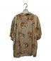 WACKO MARIA (ワコマリア) TIM LEHI (ティム リーハイ) HAWAIIAN SHIRT S/S ベージュ×オレンジ サイズ:M：18000円