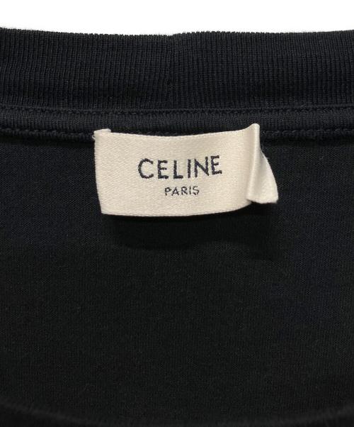 CELINE（セリーヌ）CELINE (セリーヌ) ルーズ Tシャツ / コットンジャージー ブラック サイズ:Lの古着・服飾アイテム