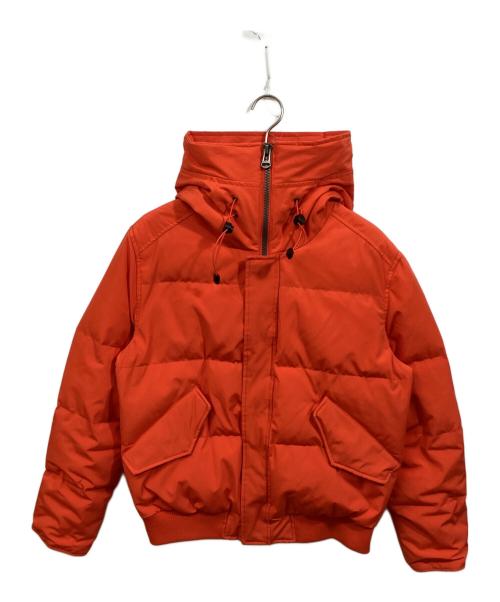 COLE HAAN（コールハーン）COLE HAAN (コールハーン) オックスフォードダウンフーデッドボンバージャケット オレンジ サイズ:Ｍの古着・服飾アイテム