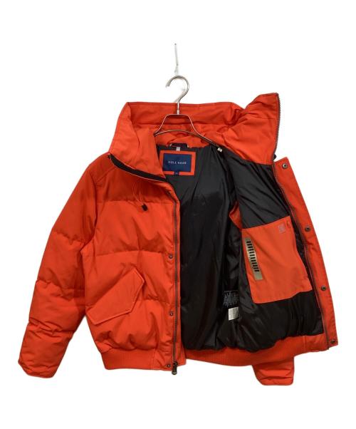 COLE HAAN（コールハーン）COLE HAAN (コールハーン) オックスフォードダウンフーデッドボンバージャケット オレンジ サイズ:Ｍの古着・服飾アイテム