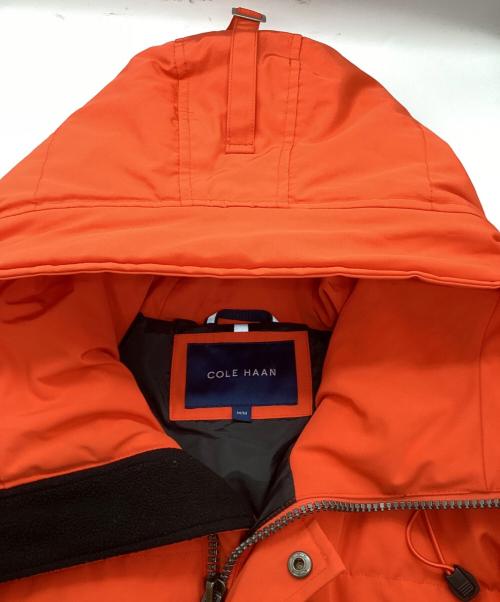 COLE HAAN（コールハーン）COLE HAAN (コールハーン) オックスフォードダウンフーデッドボンバージャケット オレンジ サイズ:Ｍの古着・服飾アイテム