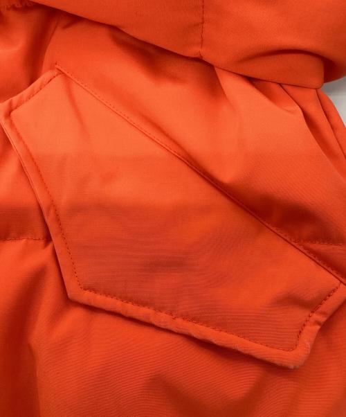 COLE HAAN（コールハーン）COLE HAAN (コールハーン) オックスフォードダウンフーデッドボンバージャケット オレンジ サイズ:Ｍの古着・服飾アイテム