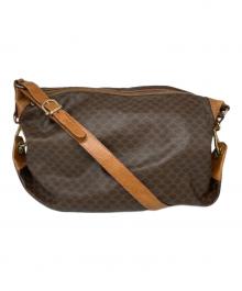 CELINE（セリーヌ）の古着「マカダムPVCショルダーバッグ」｜ブラウン