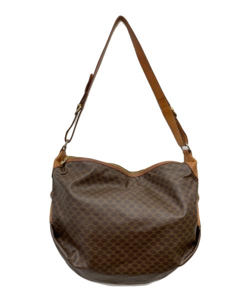 CELINE（セリーヌ）CELINE (セリーヌ) マカダムPVCショルダーバッグ ブラウン サイズ:-の古着・服飾アイテム