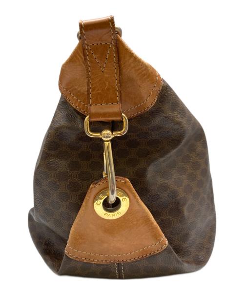 CELINE（セリーヌ）CELINE (セリーヌ) マカダムPVCショルダーバッグ ブラウン サイズ:-の古着・服飾アイテム