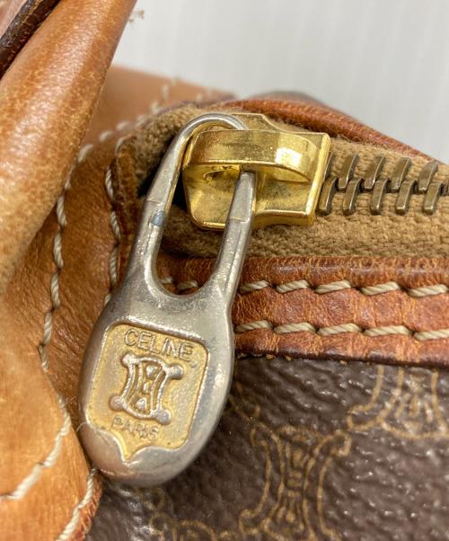 CELINE（セリーヌ）CELINE (セリーヌ) マカダムPVCショルダーバッグ ブラウン サイズ:-の古着・服飾アイテム