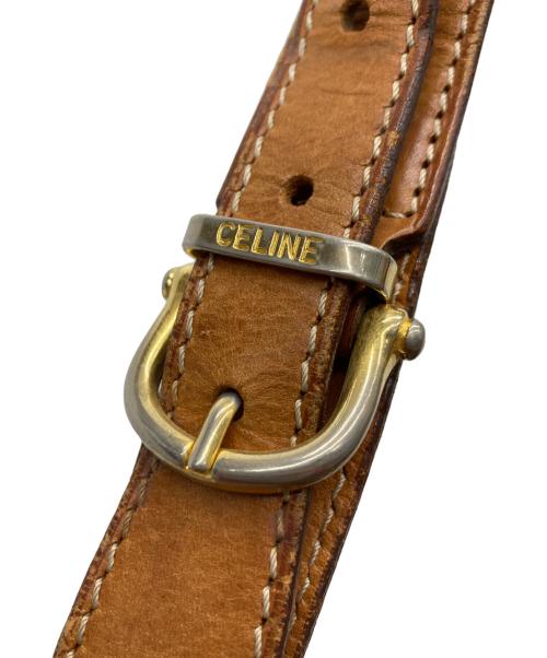 CELINE（セリーヌ）CELINE (セリーヌ) マカダムPVCショルダーバッグ ブラウン サイズ:-の古着・服飾アイテム