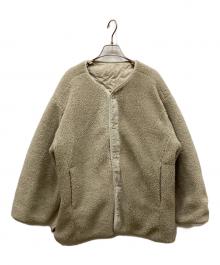 CLANE（クラネ）の古着「REVERSIBLE MILITARY BOA JACKET/リバーシブルミリタリーボアジャケット」｜ベージュ