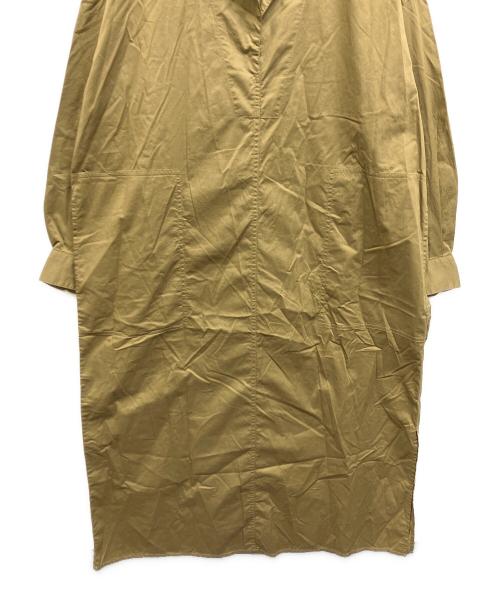 IENA（イエナ）IENA (イエナ) ハイカウントツイルシャツワンピース グリーン サイズ:Freeの古着・服飾アイテム