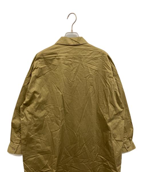 IENA（イエナ）IENA (イエナ) ハイカウントツイルシャツワンピース グリーン サイズ:Freeの古着・服飾アイテム