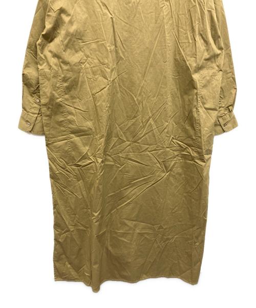 IENA（イエナ）IENA (イエナ) ハイカウントツイルシャツワンピース グリーン サイズ:Freeの古着・服飾アイテム