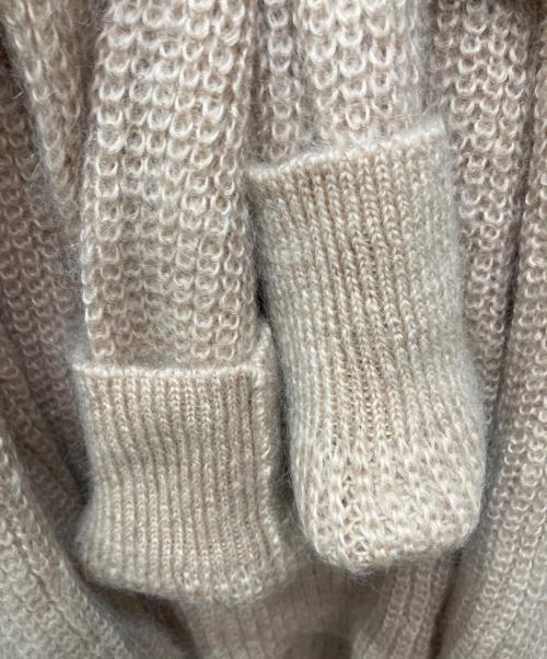 Plage（プラージュ）Plage (プラージュ) kid mohair v pullover/キッドモヘアブイネックプルオーバーニット ベージュ サイズ:FREEの古着・服飾アイテム