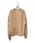 Plage（プラージュ）の古着「kid mohair v pullover/キッドモヘアブイネックプルオーバーニット」｜ベージュ