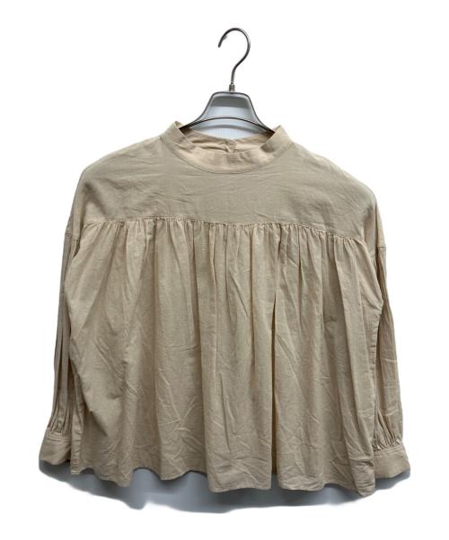 Whim Gazette（ウィムガゼット）Whim Gazette (ウィムガゼット) ローバンドカラープルオーバー ベージュ サイズ:Freeの古着・服飾アイテム