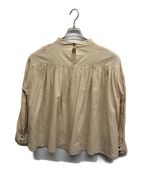 Whim Gazette（ウィムガゼット）Whim Gazette (ウィムガゼット) ローバンドカラープルオーバー ベージュ サイズ:Freeの古着・服飾アイテム