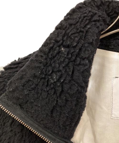 CAMIEL FORTGENS（カミエルフォートヘンス）CAMIEL FORTGENS (カミエルフォートヘンス) FLEECE ANORAK ブラック サイズ:SIZE Mの古着・服飾アイテム