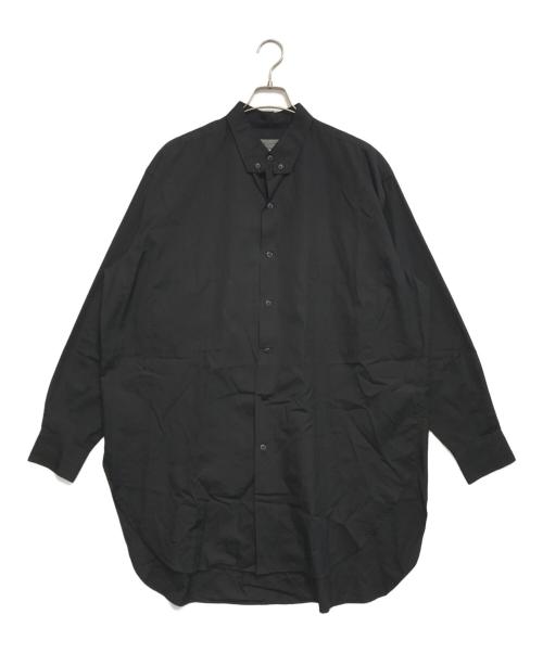 Yohji Yamamoto pour homme（ヨウジヤマモト プールオム）Yohji Yamamoto pour homme (ヨウジヤマモト プールオム) コットンロングシャツ ブラック サイズ:Mの古着・服飾アイテム