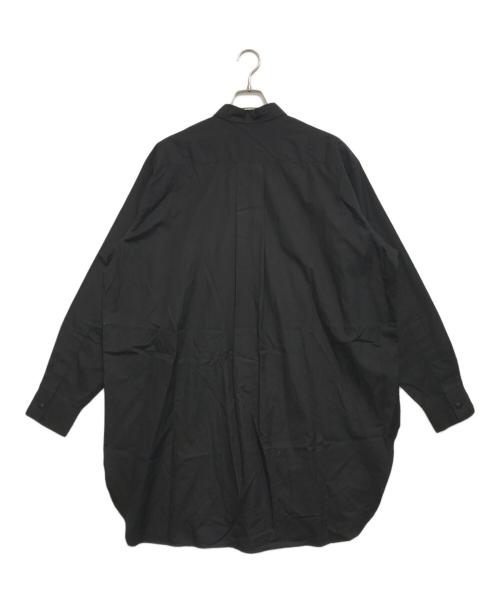 Yohji Yamamoto pour homme（ヨウジヤマモト プールオム）Yohji Yamamoto pour homme (ヨウジヤマモト プールオム) コットンロングシャツ ブラック サイズ:Mの古着・服飾アイテム