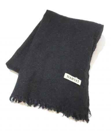 ahyat　ナヤット/マフラー/ウール/ブラック/スヌードマフラー 中古・古着通販】Nahyat (ナヤット) マフラー ブラック｜ブランド