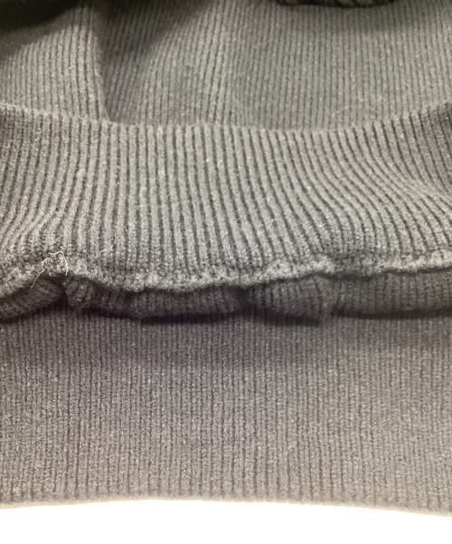 PAMEO POSE（パメオポーズ）PAMEO POSE (パメオポーズ) Sleeve Ribbon Knit ブラック サイズ:Freeの古着・服飾アイテム