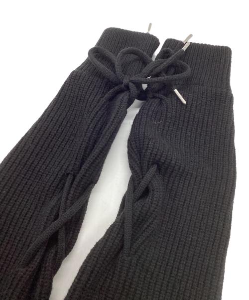 PAMEO POSE（パメオポーズ）PAMEO POSE (パメオポーズ) Sleeve Ribbon Knit ブラック サイズ:Freeの古着・服飾アイテム